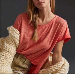 Anthropology Pilcro short sleeve oversized short sleeve top